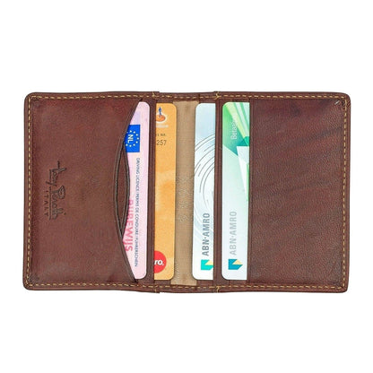 Tony Perotti, Credit Card Case Vegetale, dark brown