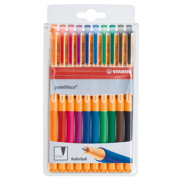 STABILO pointVisco Rollerball 10er Etui