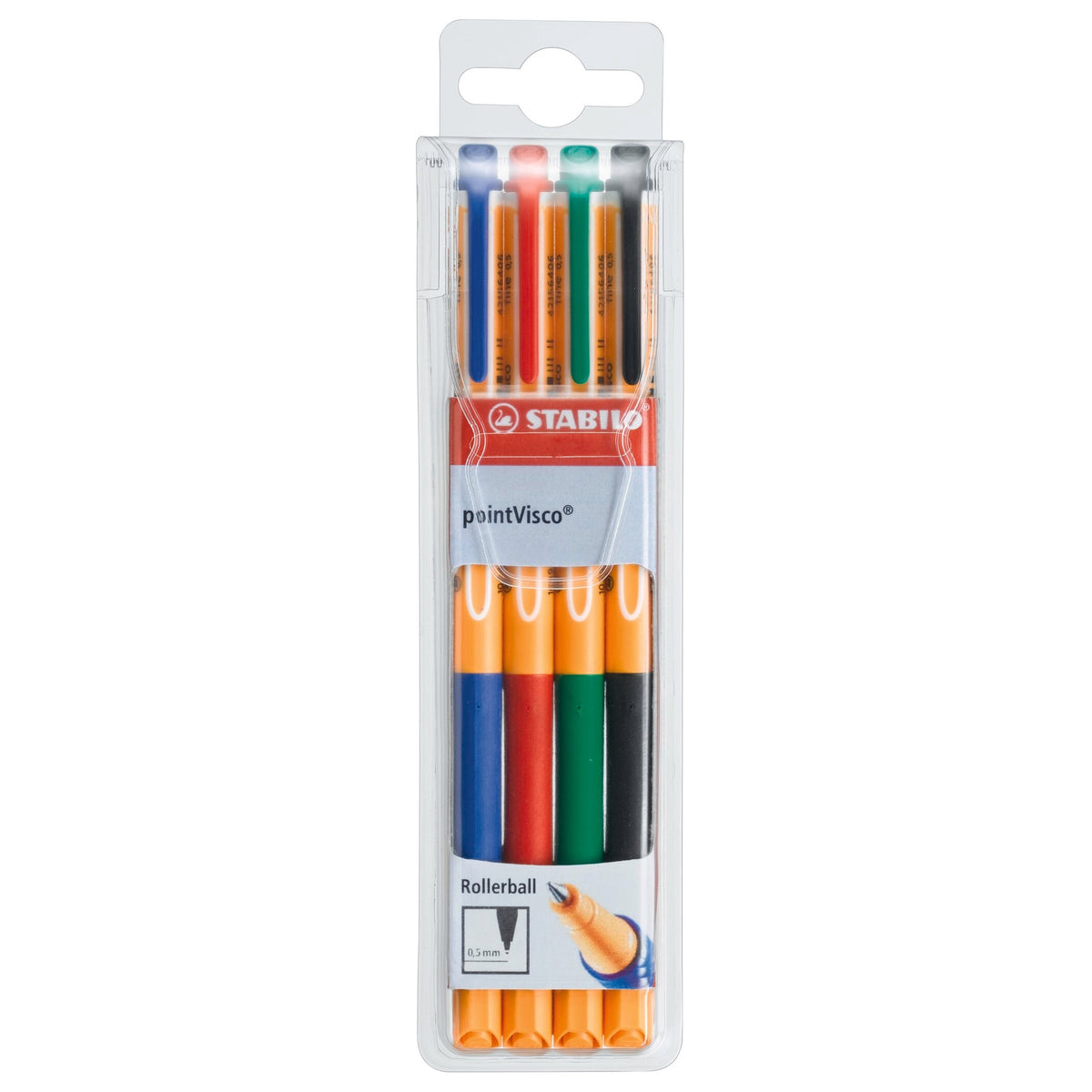 STABILO pointVisco Etui mit 4 Rollerball – Ansicht 1