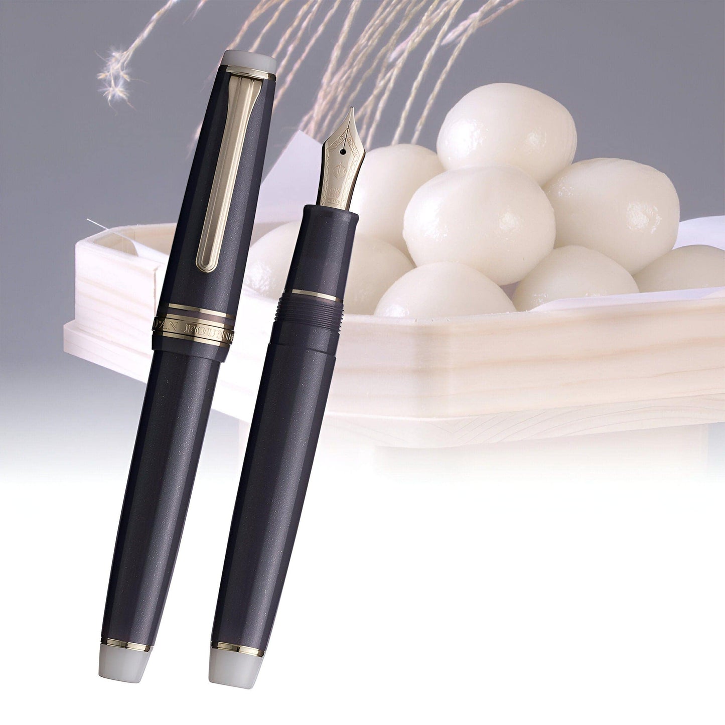 Sailor Füller, Pro Gear Japanese Sweets - Tsukimi Dango, schwarz 14Kt, Limited