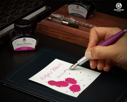 Octopus Fluids Fountain Pen Ink Set Classic Orchid