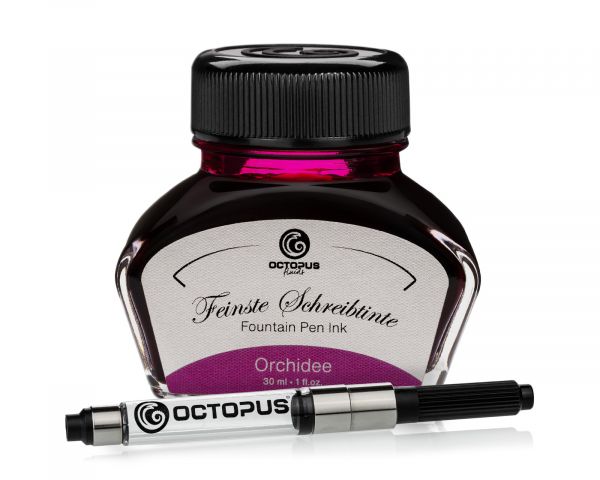 Octopus Fluids Fountain Pen Ink Set Classic Orchid