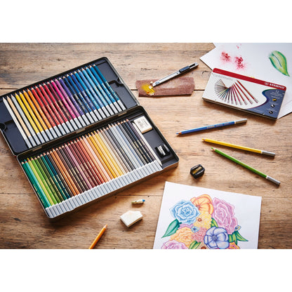 STABILO CarbOthello Pastellkreidestift goldocker ital. hell – Ansicht 5