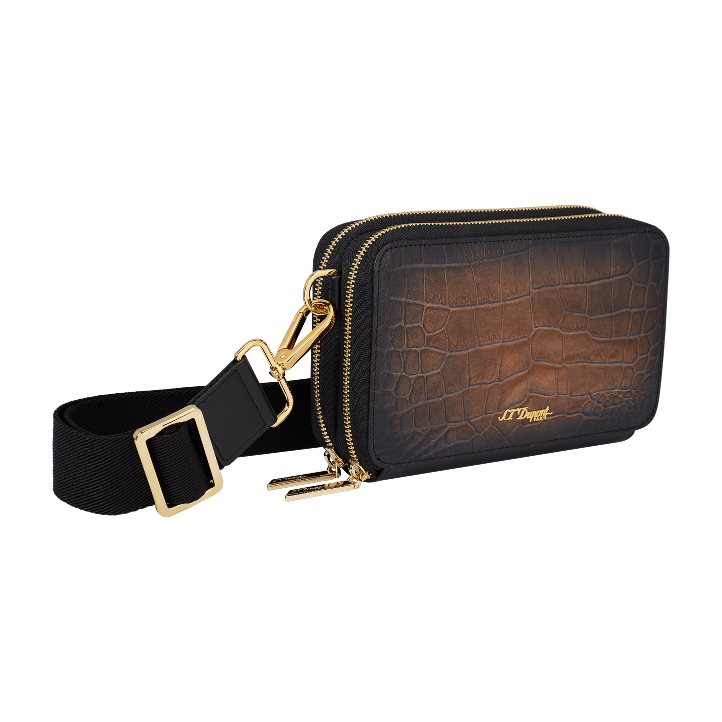 ST Dupont Leather goods Atelier Brown