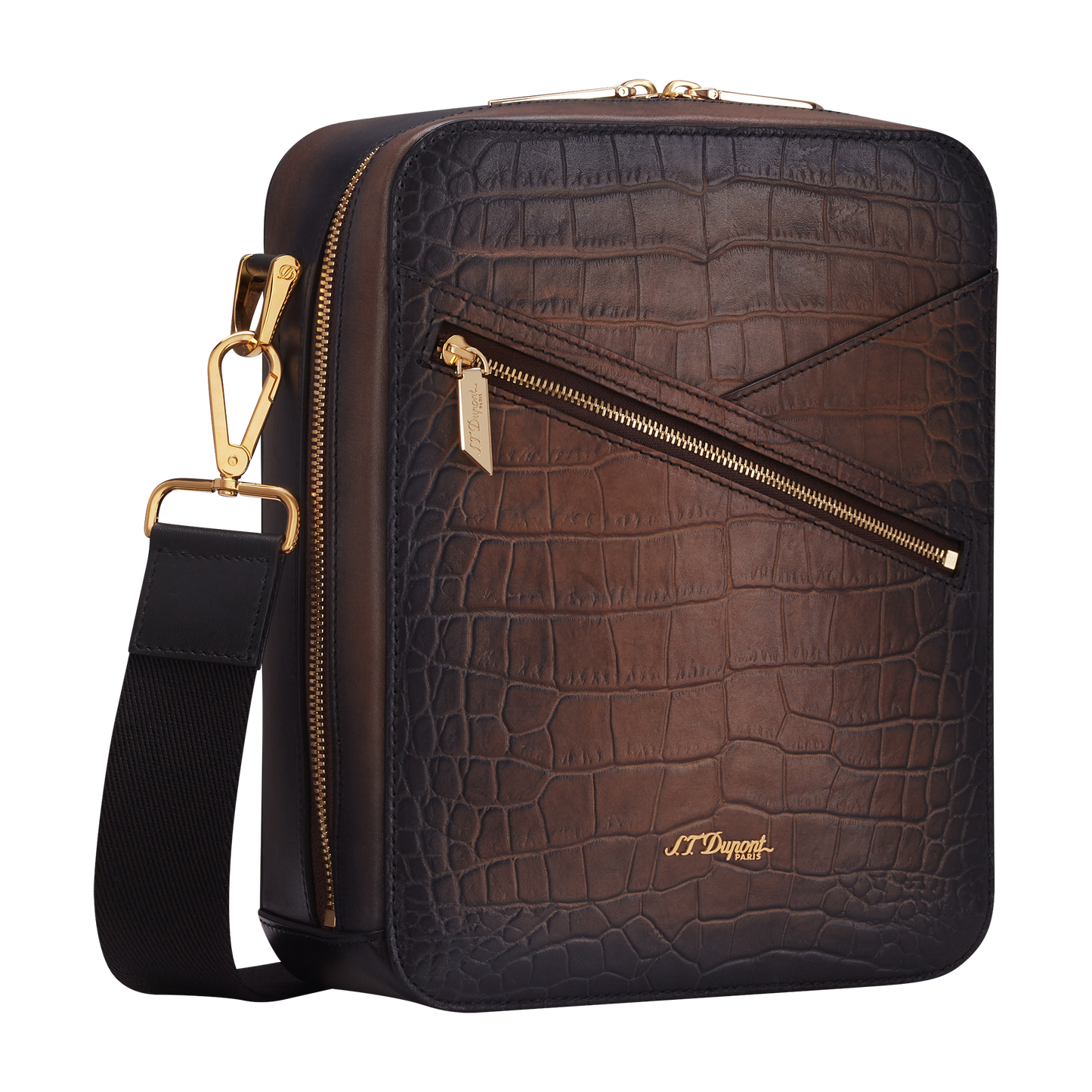 ST Dupont Leather goods Atelier Brown