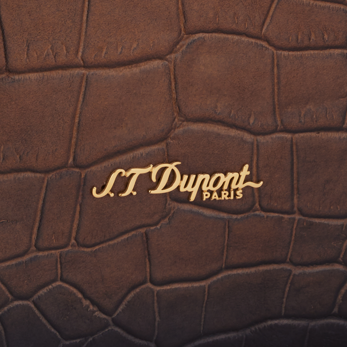 ST Dupont Leather goods Atelier Brown