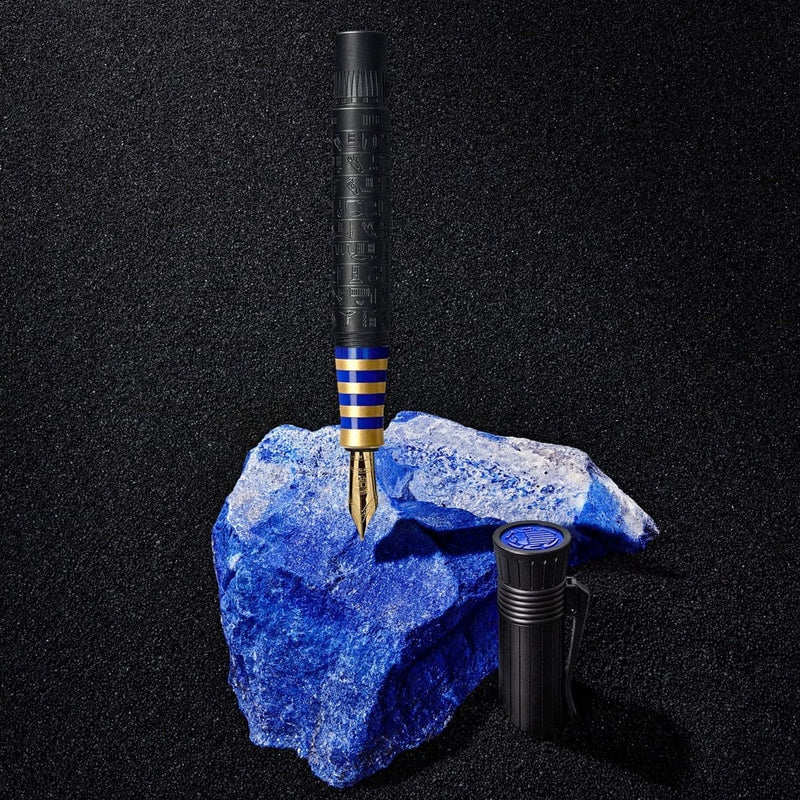 Graf von Faber-Castell Füller, Pen of the Year 2023 - Altes Ägypten, 18Kt, schwarz