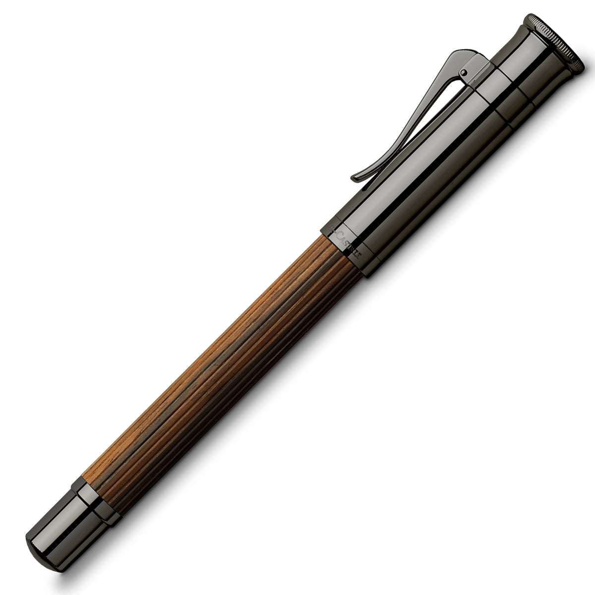 Graf von Faber-Castell, Macassar Fountain Pen, 18K Nib, dark brown