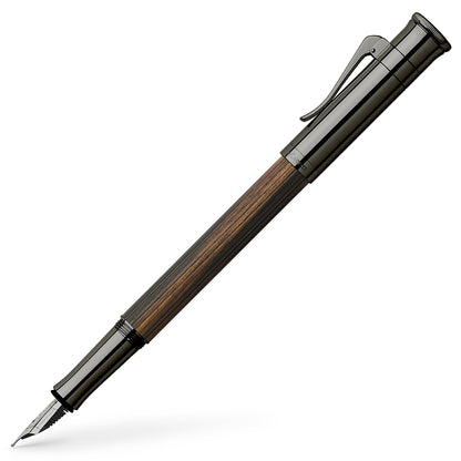Graf von Faber-Castell, Macassar Fountain Pen, 18K Nib, dark brown