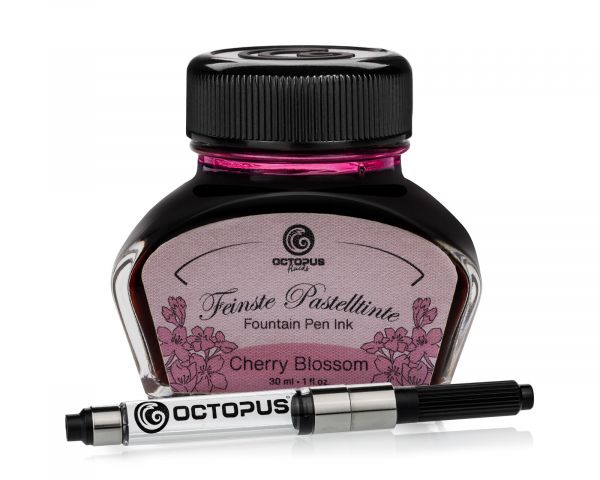 Octopus Fluids GmbH Fountain Pen Ink Octopus Fluids Pastel Fountain Pen Inks Pastel Pink Cherry Blossom 30 ml