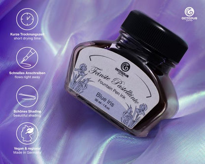 Octopus Fluids Füllhaltertinte Pastell Blue Iris Pastellviolett