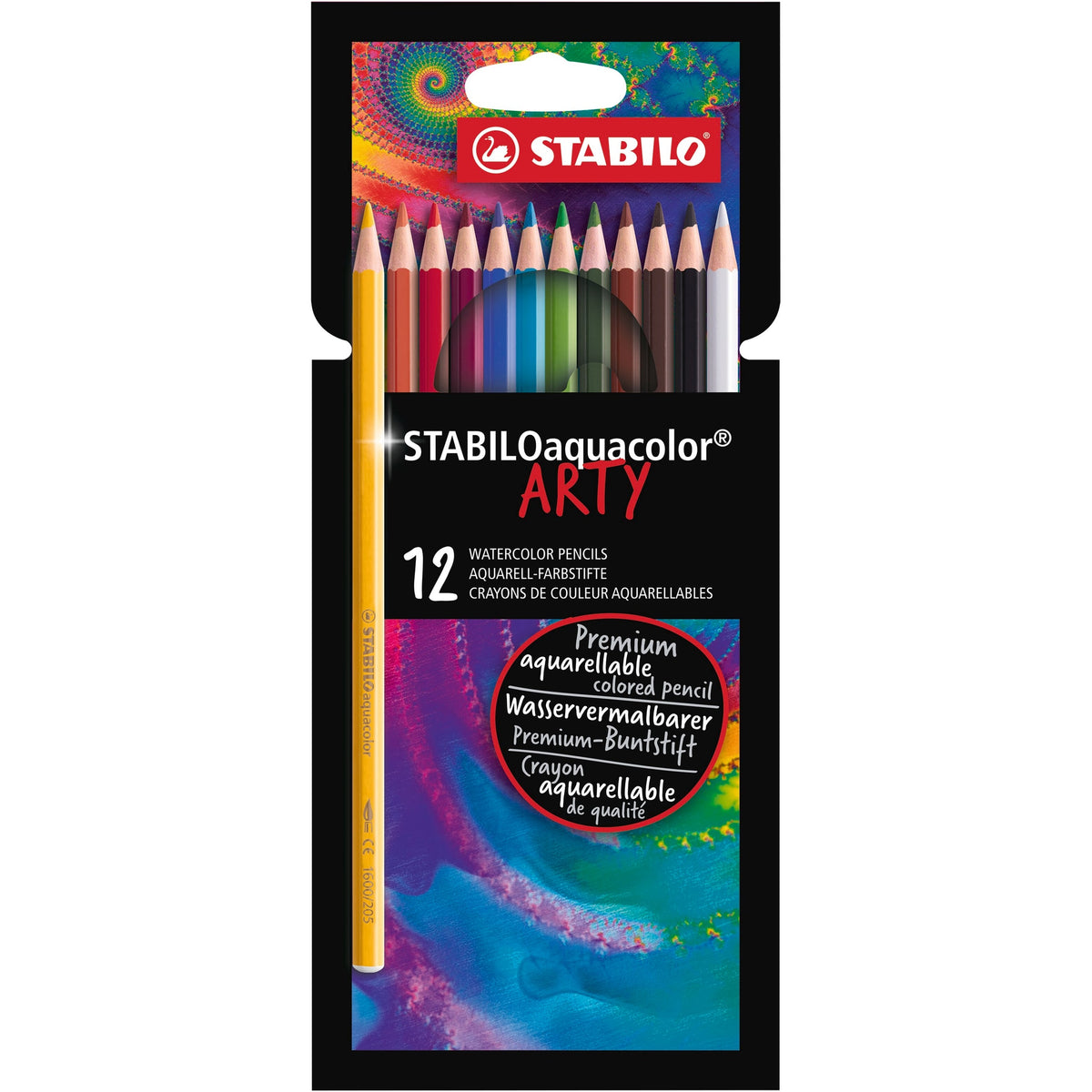 STABILO aquacolor 12er Kartonetui ARTY – Ansicht 1