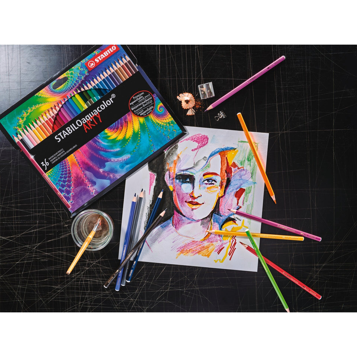 STABILO aquacolor 12er Kartonetui ARTY – Ansicht 5