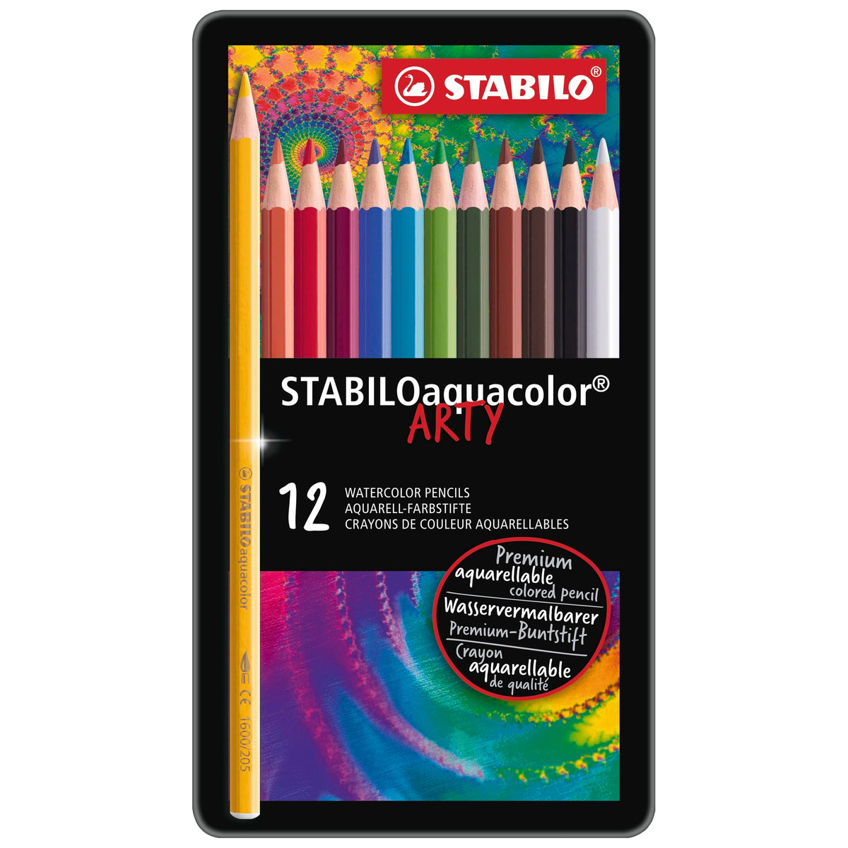 STABILOaquacolor Metalletui ARTYplus mit 12 Farbstiften – Ansicht 2