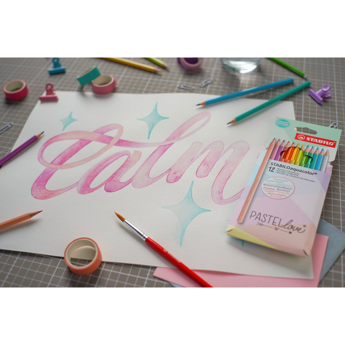 STABILO aquacolor 12er Pastellove Etui – Ansicht 4