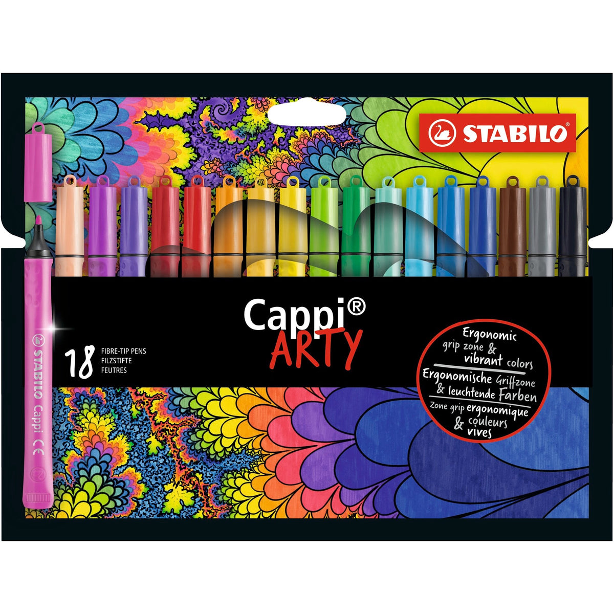 STABILO Cappi 18er Etui ARTY – Ansicht 1