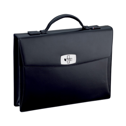 ST Dupont Leather goods Line D Line D, Palladium, Ltd. Edt., Schwarz