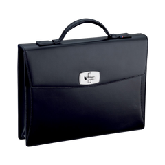 ST Dupont Leather goods Line D Line D, Palladium, Ltd. Edt., Schwarz