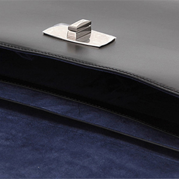 ST Dupont Leather goods Line D Line D, Palladium, Ltd. Edt., Schwarz