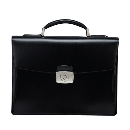 ST Dupont Leather goods Line D Line D, Palladium, Ltd. Edt., Schwarz