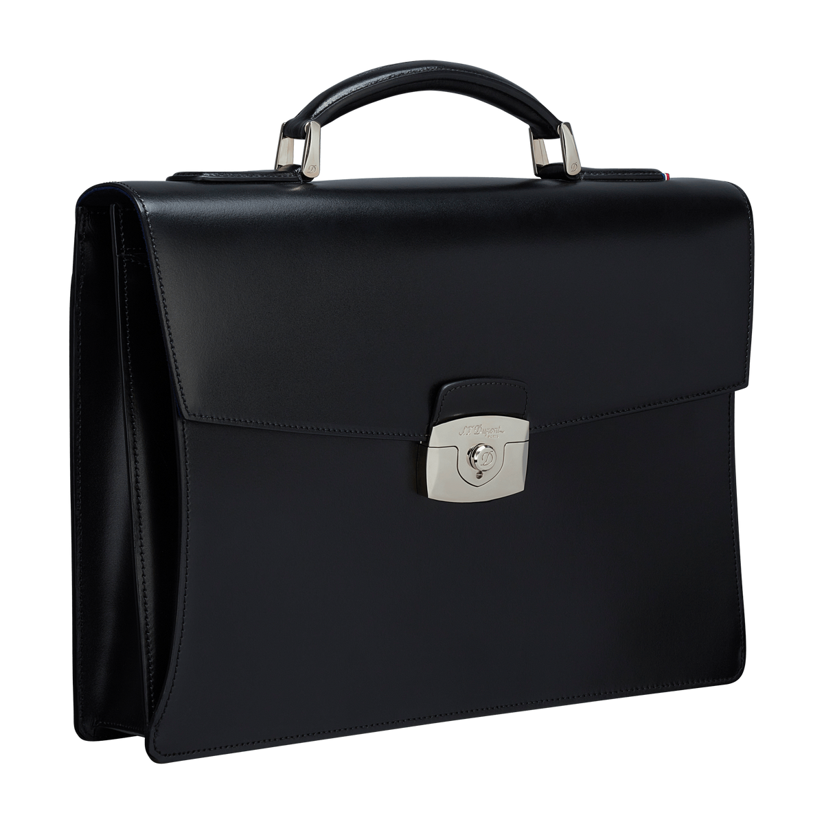 ST Dupont Leather goods Line D Line D, Palladium, Ltd. Edt., Schwarz