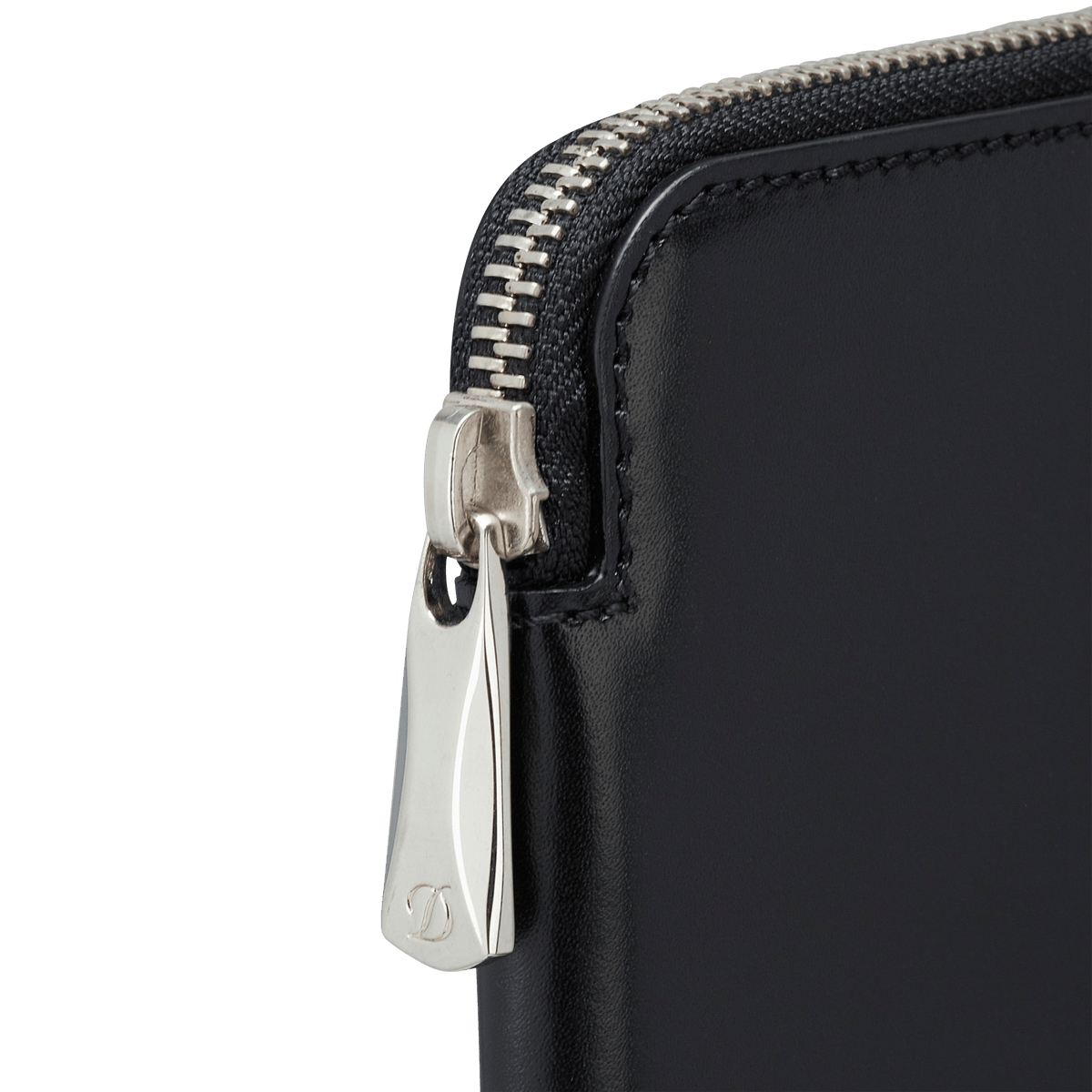 ST Dupont Leather goods Line D Line D, Palladium, Ltd. Edt., Schwarz