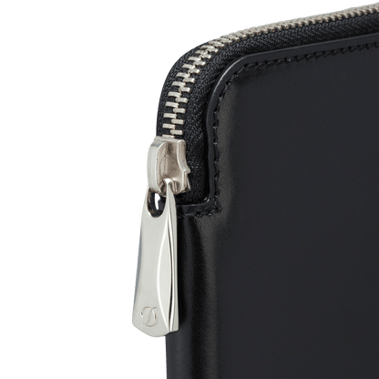 ST Dupont Leather goods Line D Line D, Palladium, Ltd. Edt., Schwarz