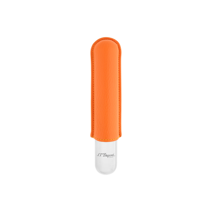 ST Dupont Accessoires - Cigar Zigarren Etui Chrom, Orange