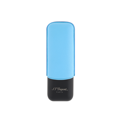 ST Dupont Accessoires - Cigar 2 Zigarren Etui Turquoise-blue