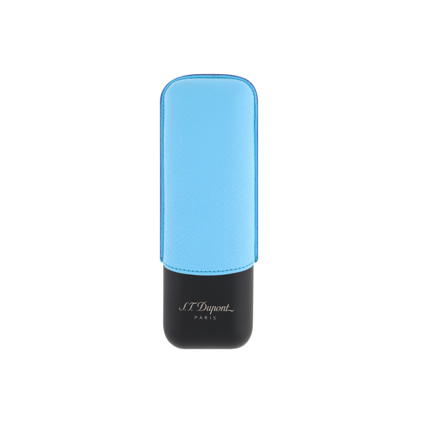 ST Dupont Accessoires - Cigar 2 Zigarren Etui Turquoise-blue