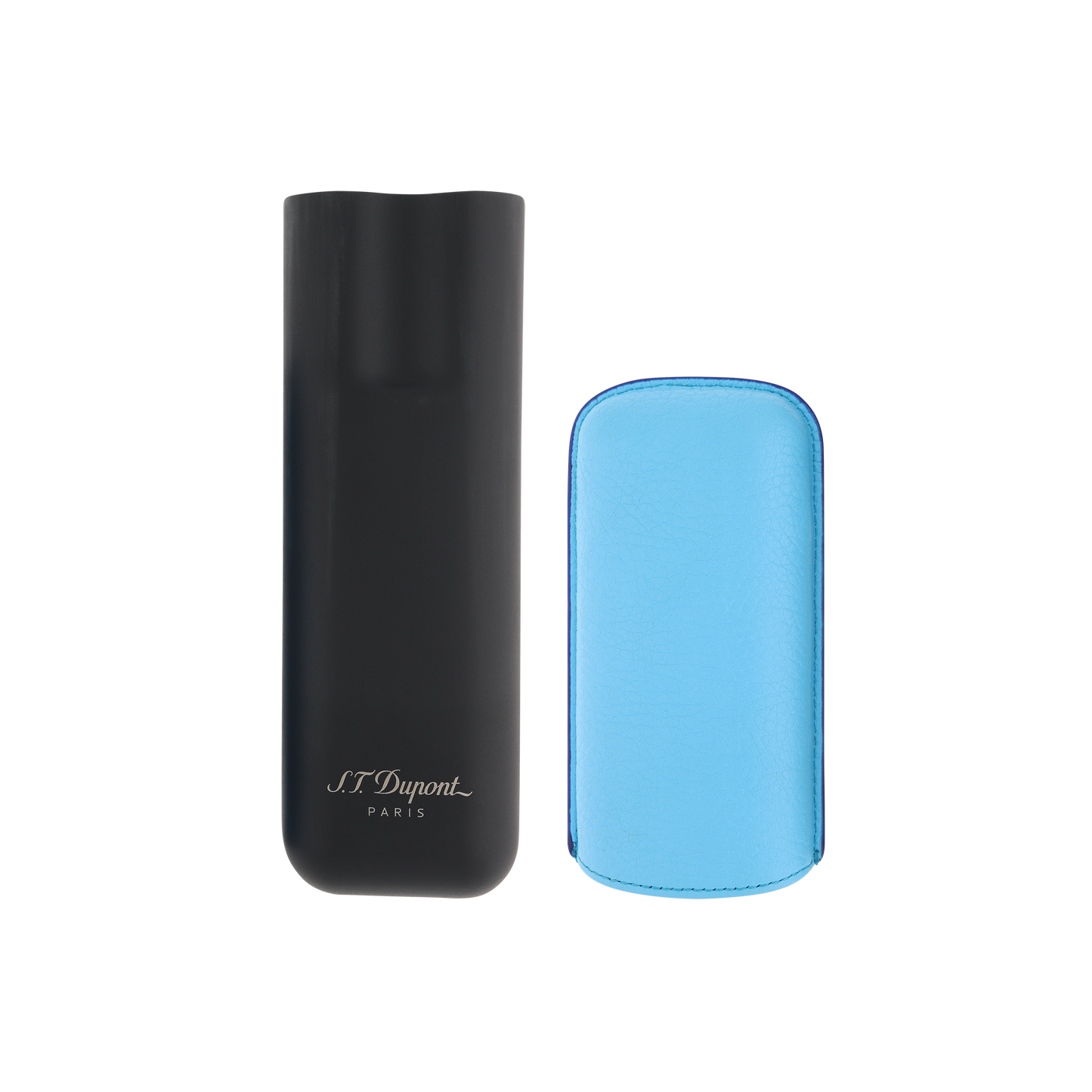 ST Dupont Accessoires - Cigar 2 Zigarren Etui Turquoise-blue