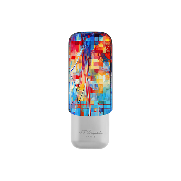 ST Dupont Accessoires - Cigar 2 Zigarren Etui Graffiti, Ltd. Edt., Multicolor