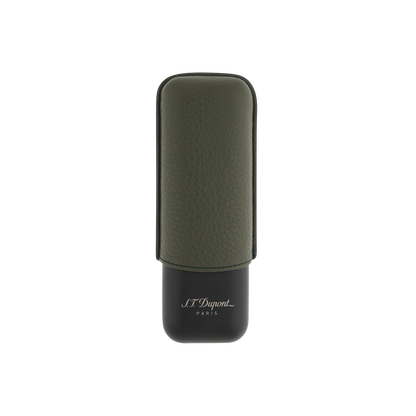 ST Dupont Accessoires - Cigar 2 Zigarren Etui Khaki