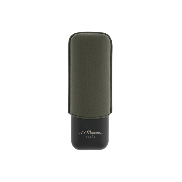 ST Dupont Accessoires - Cigar 2 Zigarren Etui Khaki