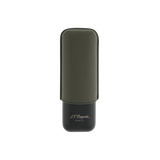 ST Dupont Accessoires - Cigar 2 Zigarren Etui Khaki