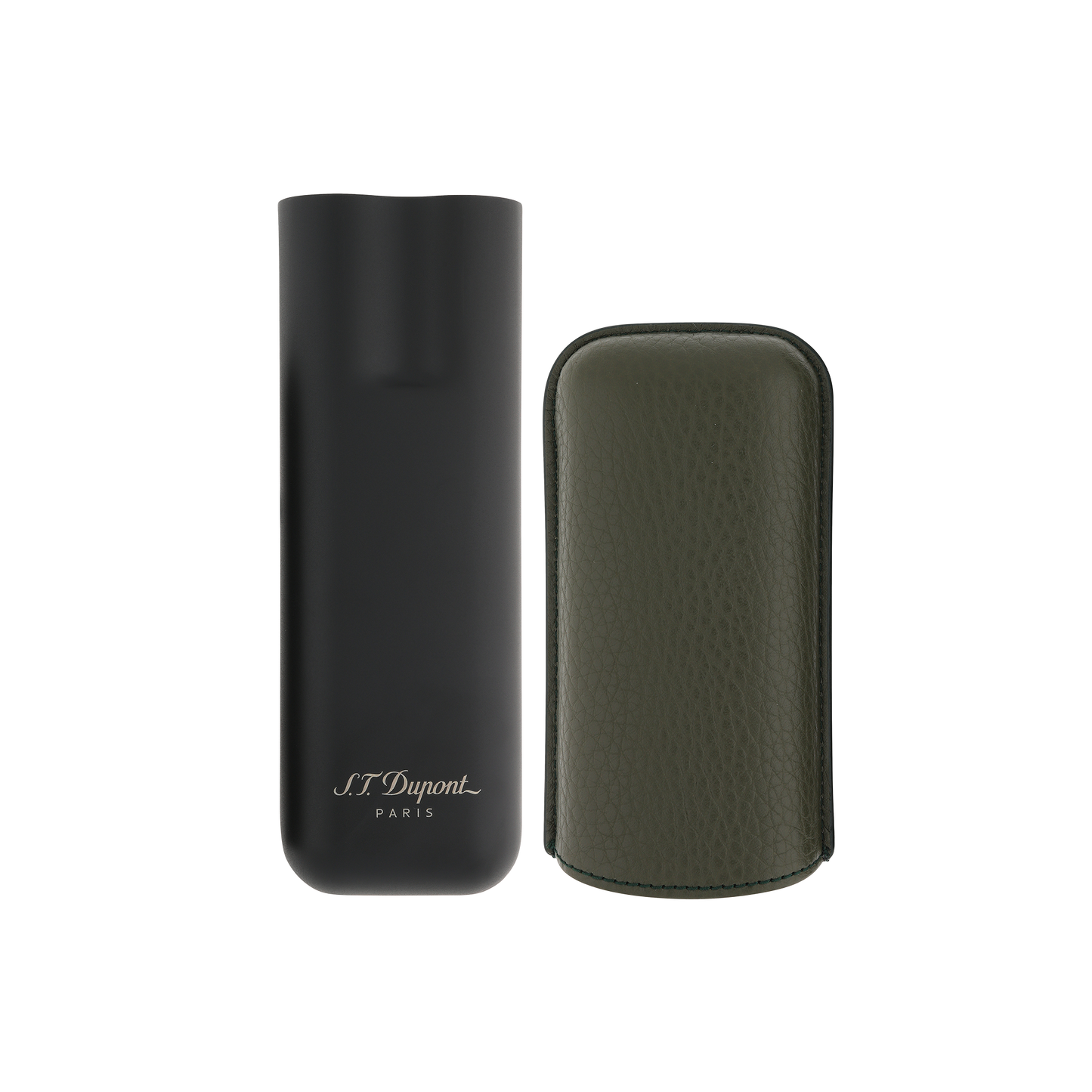 ST Dupont Accessoires - Cigar 2 Zigarren Etui Khaki