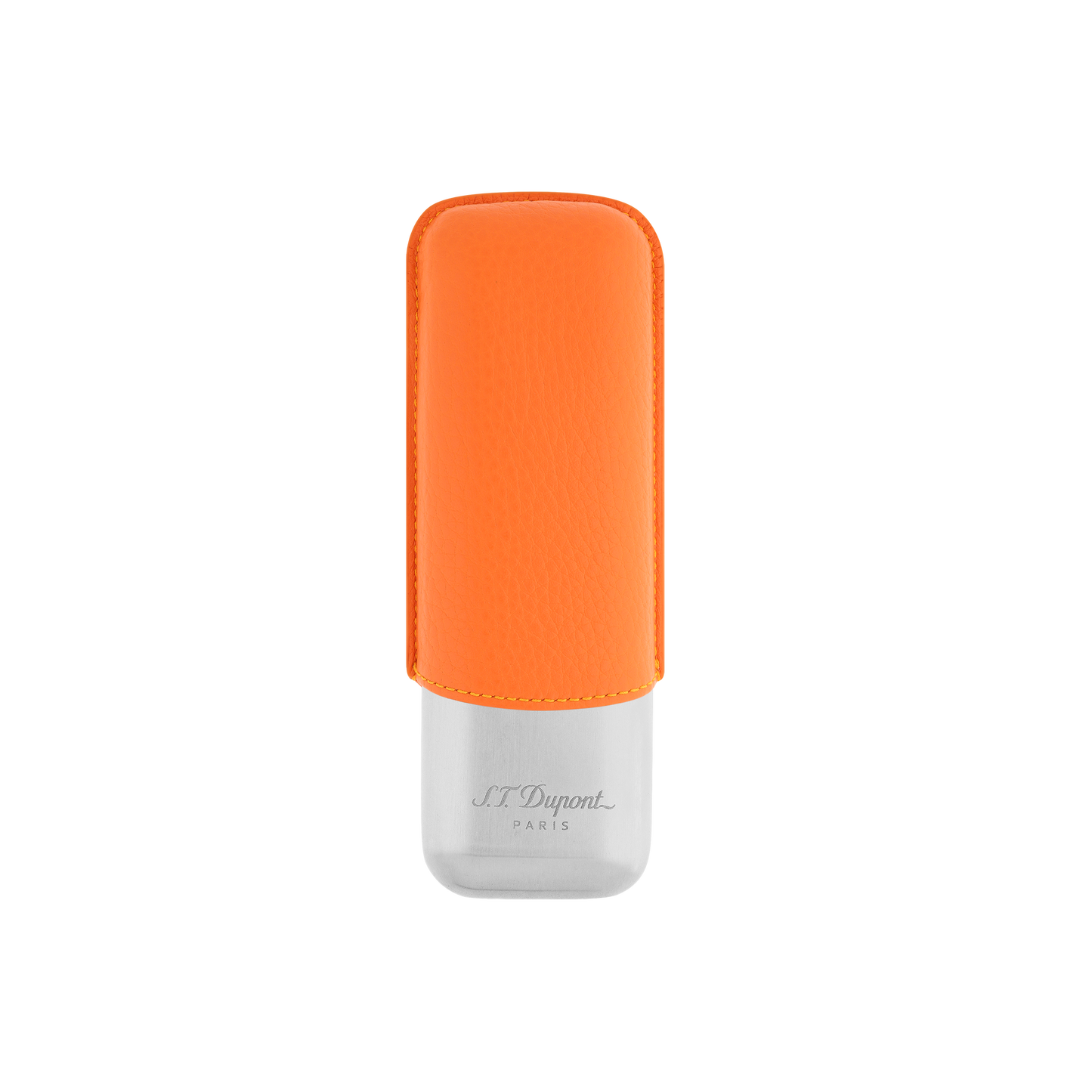 ST Dupont Accessories - Cigar 2 Cigar Case Chrome, Orange