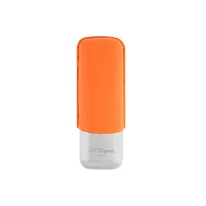 ST Dupont Accessories - Cigar 2 Cigar Case Chrome, Orange