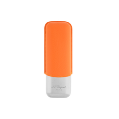 ST Dupont Accessoires - Cigar 2 Zigarren Etui Chrom, Orange