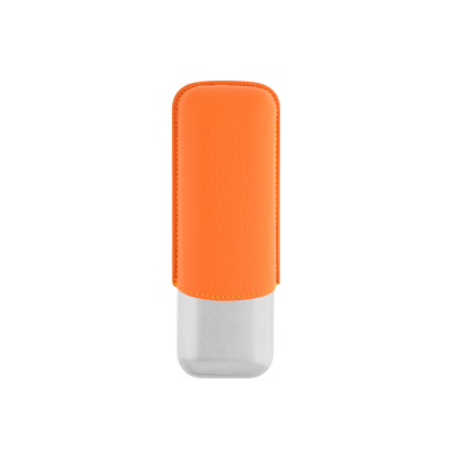 ST Dupont Accessories - Cigar 2 Cigar Case Chrome, Orange