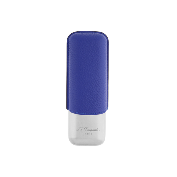 ST Dupont Accessoires - Cigar 2 Zigarren Etui Indigo-blue