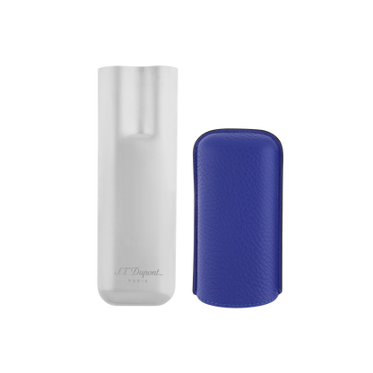 ST Dupont Accessoires - Cigar 2 Zigarren Etui Indigo-blue