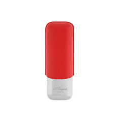 ST Dupont Accessoires - Cigar 2 Zigarren Etui Chrom, Rot