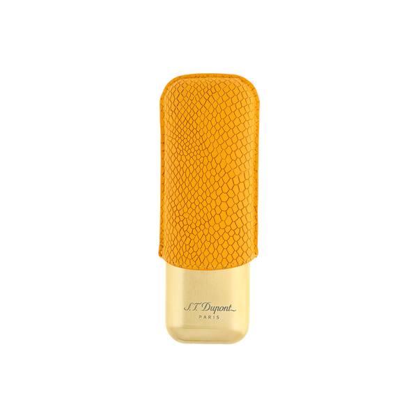 ST Dupont Accessoires - Cigar 2 Zigarren Etui Dragon, Ltd. Edt., Honey