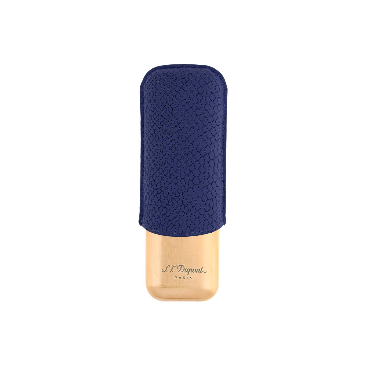 ST Dupont Accessoires - Cigar 2 Zigarren Etui Dragon, Ltd. Edt., Royal-blue