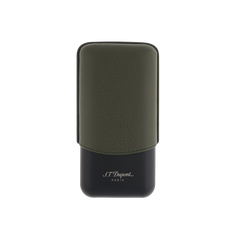 ST Dupont Accessoires - Cigar 3 Zigarren Etui Khaki