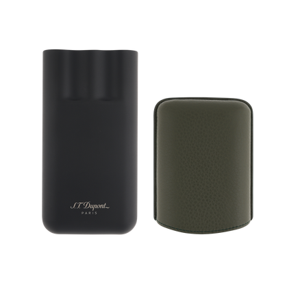 ST Dupont Accessoires - Cigar 3 Zigarren Etui Khaki