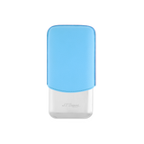 ST Dupont Accessoires - Cigar 3 Zigarren Etui Chrom, Turquoise-blue