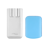 ST Dupont Accessoires - Cigar 3 Zigarren Etui Chrom, Turquoise-blue