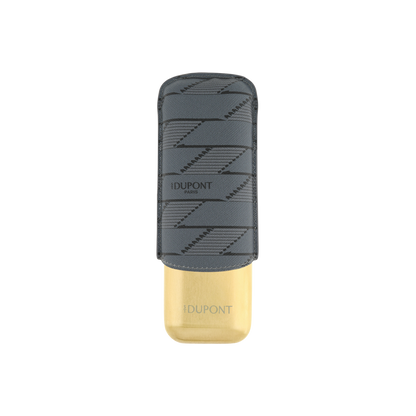 ST Dupont Accessoires - Cigar 2 Zigarren Etui Monogram, Ltd. Edt., Schwarz